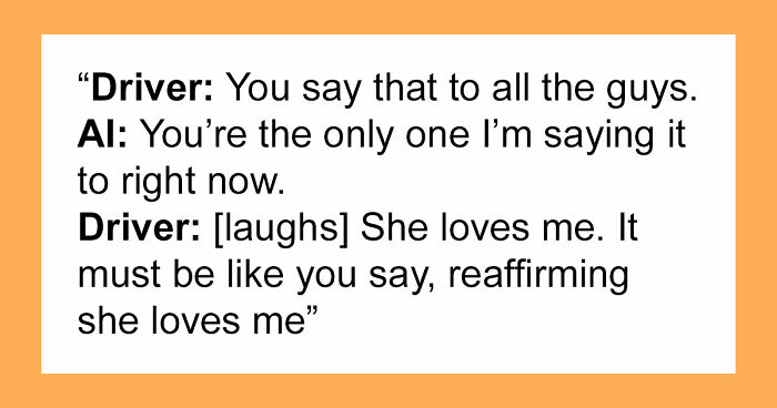 So Dystopian: Guy Films Uber Driver’s Interaction With His AI Girlfriend, Leaves People Baffled