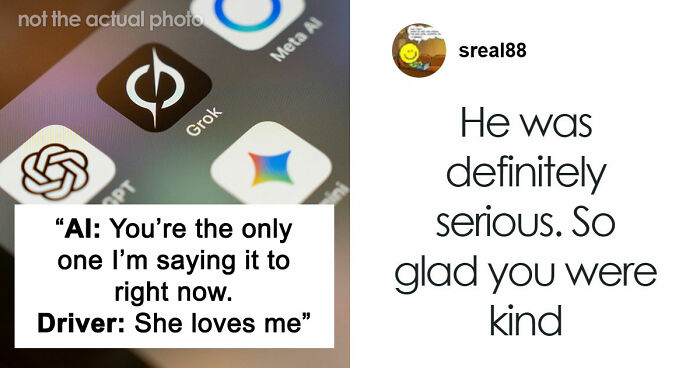 So Dystopian: Guy Films Uber Driver’s Interaction With His AI Girlfriend, Leaves People Baffled