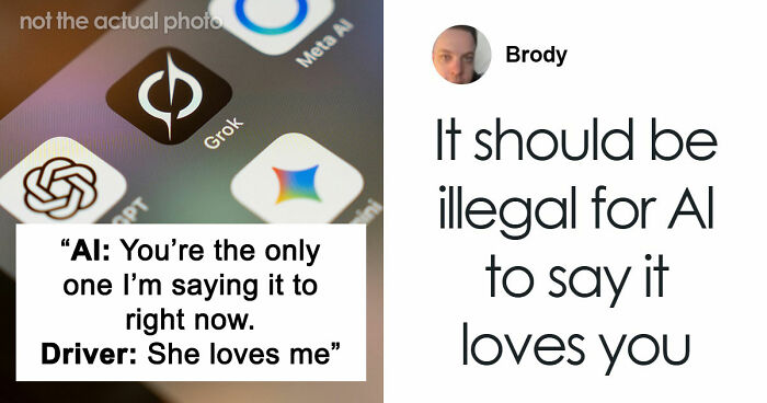 So Dystopian: Guy Films Uber Driver’s Interaction With His AI Girlfriend, Leaves People Baffled