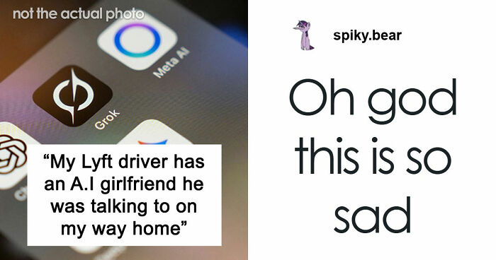 So Dystopian: Guy Films Uber Driver’s Interaction With His AI Girlfriend, Leaves People Baffled