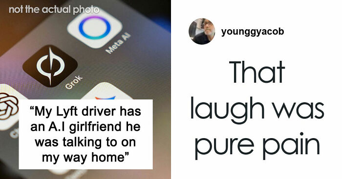 So Dystopian: Guy Films Uber Driver’s Interaction With His AI Girlfriend, Leaves People Baffled
