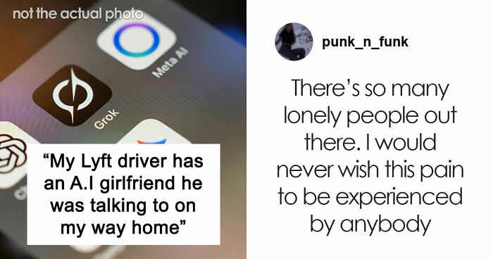 So Dystopian: Guy Films Uber Driver’s Interaction With His AI Girlfriend, Leaves People Baffled
