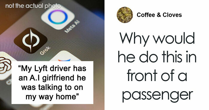 So Dystopian: Guy Films Uber Driver’s Interaction With His AI Girlfriend, Leaves People Baffled