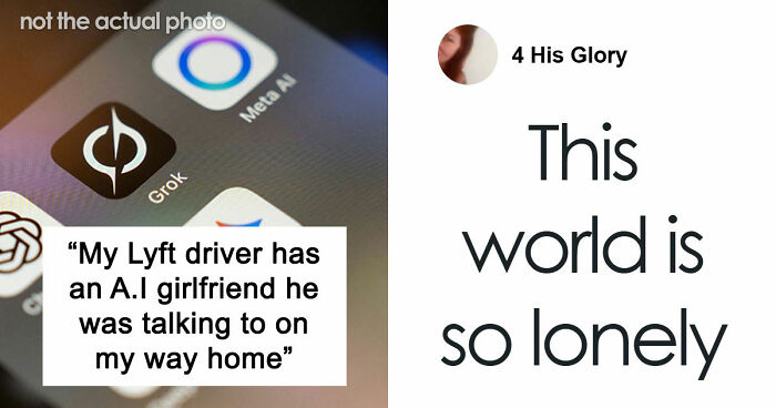 So Dystopian: Guy Films Uber Driver’s Interaction With His AI Girlfriend, Leaves People Baffled