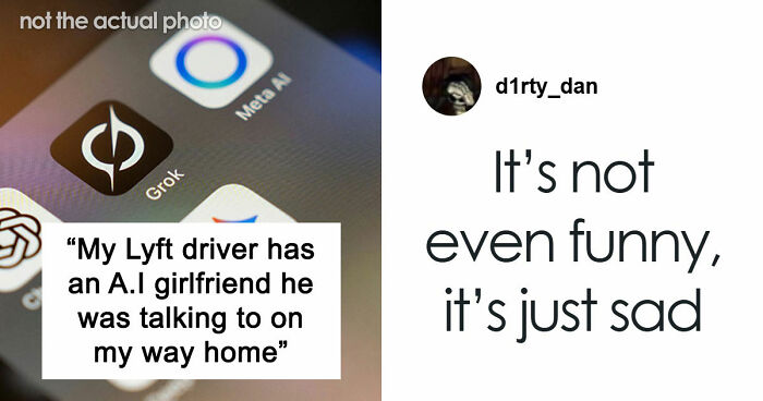 So Dystopian: Guy Films Uber Driver’s Interaction With His AI Girlfriend, Leaves People Baffled