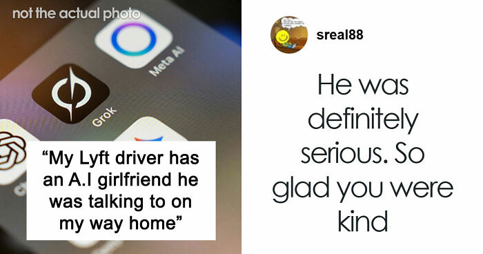 So Dystopian: Guy Films Uber Driver’s Interaction With His AI Girlfriend, Leaves People Baffled