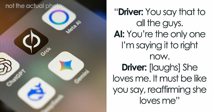 So Dystopian: Guy Films Uber Driver’s Interaction With His AI Girlfriend, Leaves People Baffled