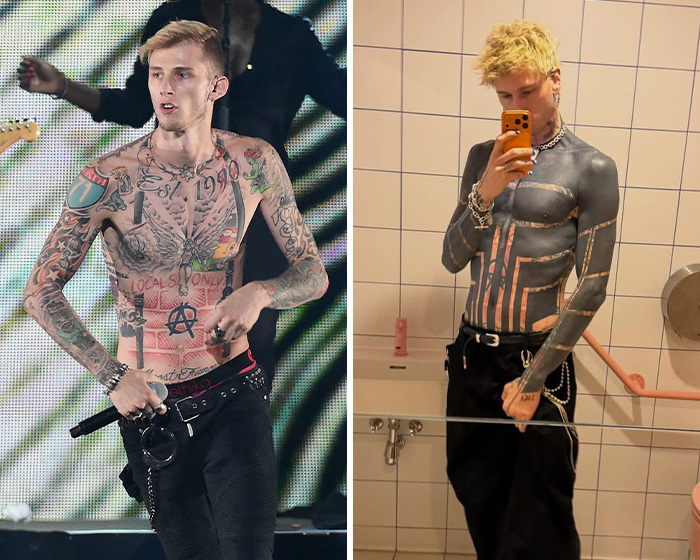 Machine Gun Kelly Reveals Frightening Side Effects Of Covering Body In Tattoo Ink, Doctors Unveil The Dangers Machine Gun Kelly Reveals Frightening Side Effects Of Covering Body In Tattoo Ink, Doctors Unveil The Dangers