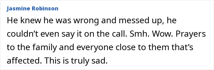 Comment about a man who loses his temper, saying he knew he was wrong and messed up, truly sad.