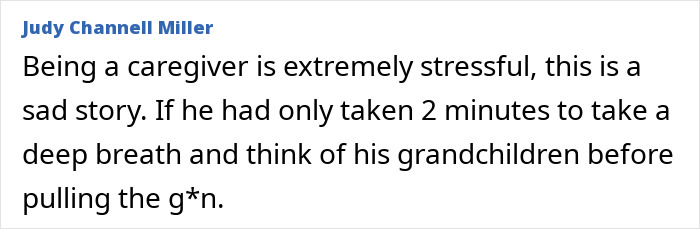 Man loses temper amid conversation about his elderly mom, wife and daughter in a tragic moment.