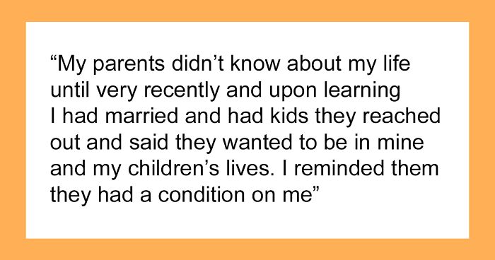 Guy Laughs In Parents’ Faces After They Come Back Into His Life Making Entitled Demands