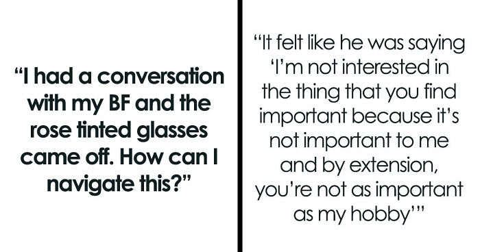 Woman Has A Moment Of Clarity And Dumps BF Who Tells Her What Is Actually Important To Him