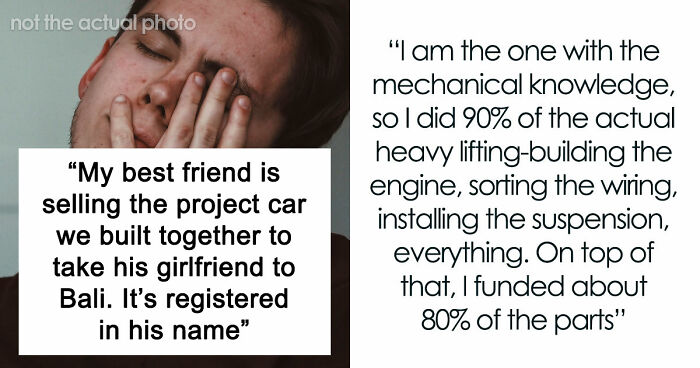 Guy Gets Betrayed By Friend After Putting His Heart And Soul To A Project Car They Were Working On Together