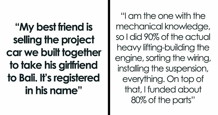 Guy Gets Betrayed By Friend After Putting His Heart And Soul To A Project Car They Were Working On Together