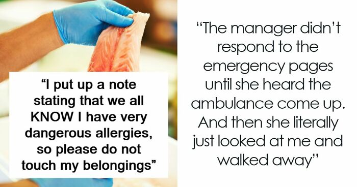 Woman Has Allergy Emergency, Can’t Believe Manager’s Reaction
