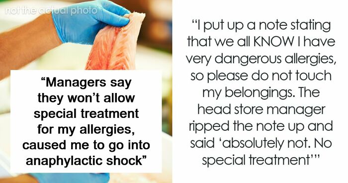 Woman Has Allergy Emergency, Can’t Believe Manager’s Reaction