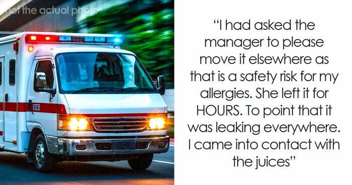 Woman Has Allergy Emergency, Can’t Believe Manager’s Reaction