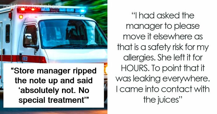 Woman Has Allergy Emergency, Can’t Believe Manager’s Reaction