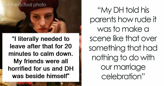 MIL Turns Rehearsal Dinner Into A Spectacle, Bride Needs To Walk Away To Calm Down