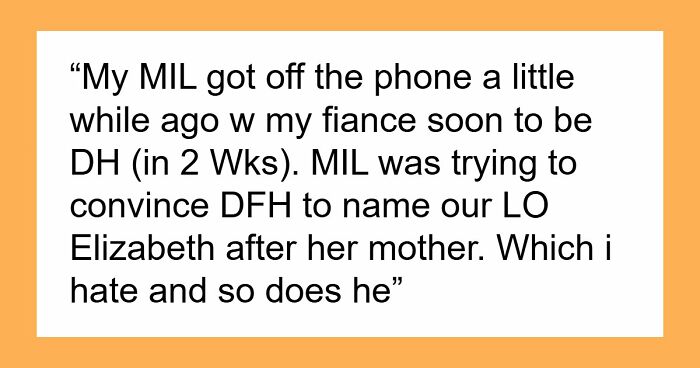 Grandma-To-Be Tries To Call Dibs On Naming The Baby, DIL Reminds Her Whose Baby It Really Is