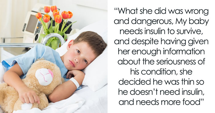Entitled MIL Thinks Grandson Needs Carbs Instead Of Insulin, Parents Livid As Kid Ends Up In The ER