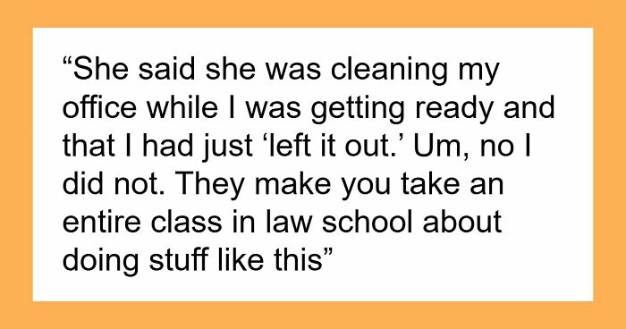 MIL Risks Attorney DIL’s Career For A Little Gossip, Shocked When Sorry Isn’t Enough To Fix It