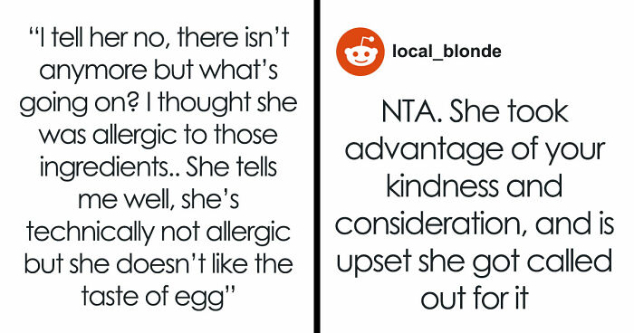 MIL Devours Mousse That DIL Made With Eggs And Salt, Shocked DIL Learns Her Allergies Were A Lie