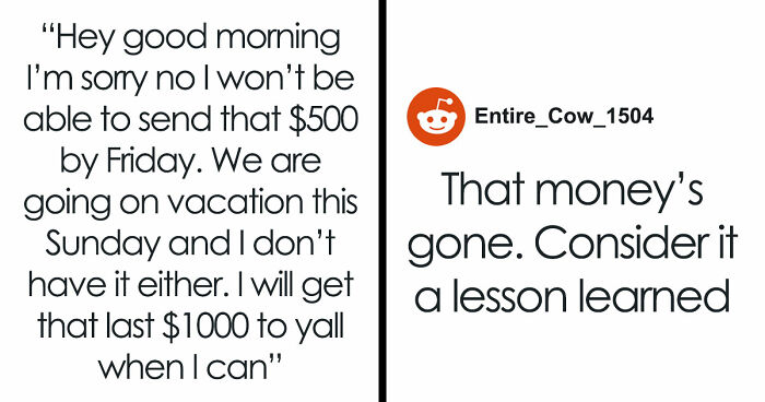 Financially Irresponsible MIL Refuses DIL’s Request To Pay Back $1.5K Loan, Says She’s On Vacation