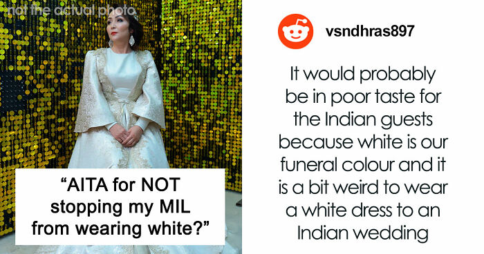 Woman Confused About Fiancé’s Reaction To His Mom’s Dress For Their Wedding, He Comes To Explain