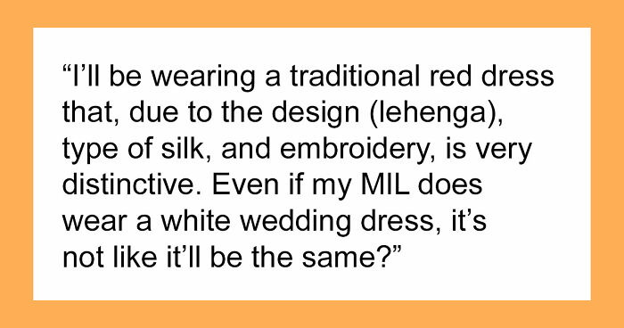 Woman Confused About Fiancé’s Reaction To His Mom’s Dress For Their Wedding, He Comes To Explain