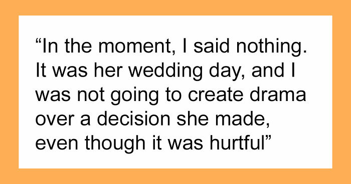Woman Takes Her MOH Responsibilities Seriously, Bride Makes Her Regret It