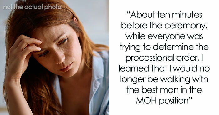 Woman Takes Her MOH Responsibilities Seriously, Bride Makes Her Regret It
