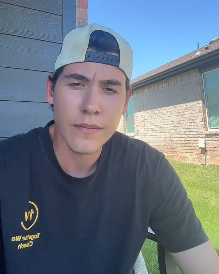 A man in a baseball cap in the viral restroom video where a Mom of girls was harassed by a 'Male Karen'. A man in a baseball cap in the viral restroom video where a Mom of girls was harassed by a 'Male Karen'.
