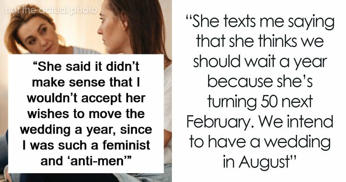 Mom Wants A Whole Year To Celebrate Her Birthday, Tells Daughter Her Wedding Can Wait