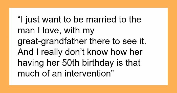 Mom Wants A Whole Year To Celebrate Her Birthday, Tells Daughter Her Wedding Can Wait