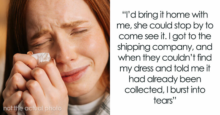 Bride Frantic As Shipping Company Can’t Find Wedding Dress, Horrified After Learning Who Took It