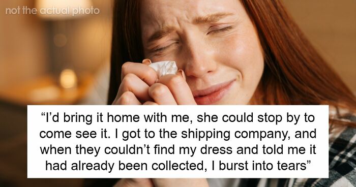 Bride Frantic As Shipping Company Can’t Find Wedding Dress, Horrified After Learning Who Took It
