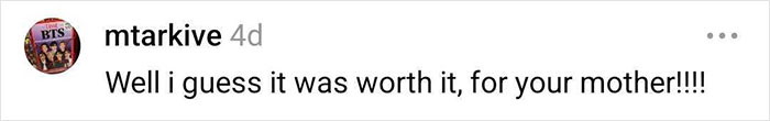 Comment on worth of change for mother in regretful husband and ex-wife story