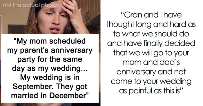 Woman Discovers Her Mom’s Secret Plans For Her Wedding Day, Cuts Off Every Family Member Involved