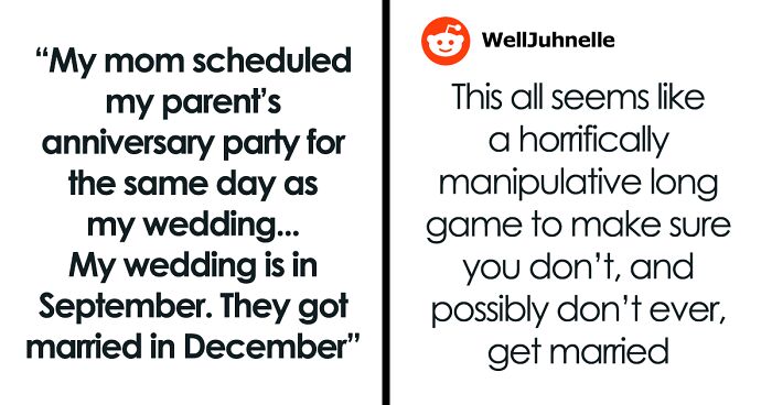 Woman Discovers Her Mom’s Secret Plans For Her Wedding Day, Cuts Off Every Family Member Involved