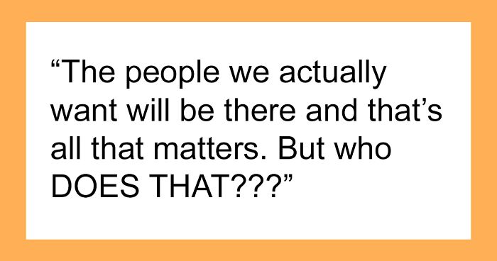 Woman Discovers Her Mom’s Secret Plans For Her Wedding Day, Cuts Off Every Family Member Involved