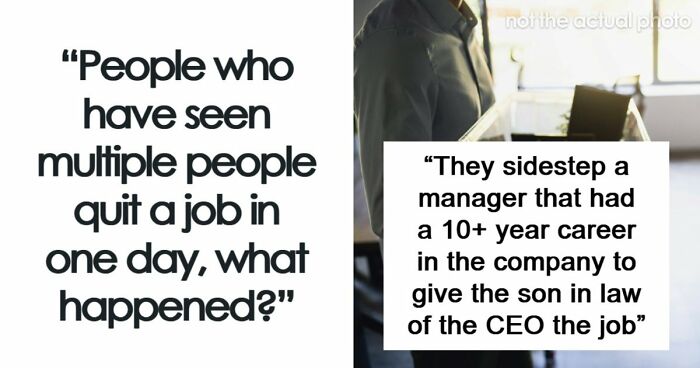 “About 100 Left”: 61 Stories Of Mass Walkouts That Left Managers Completely Speechless