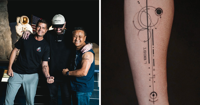 This Artist Had The Rare Opportunity To Tattoo Members Of NASA’s Historic Artemis II Mission