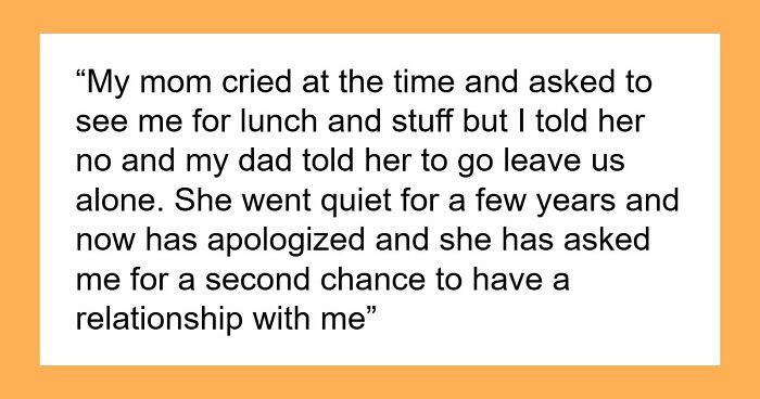 19YO Wants Nothing To Do With Mom Who Let Stepkids Bully Her For Years, Mom Has A Total Meltdown