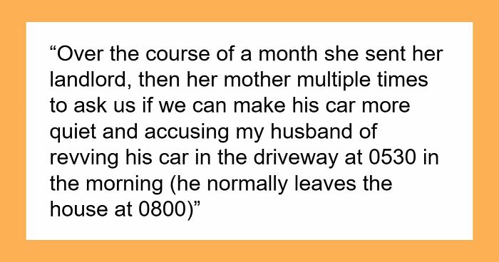 Neighbor Blames Couple’s Car For Her Anxiety, Expects Personal Alerts Whenever They Head Out