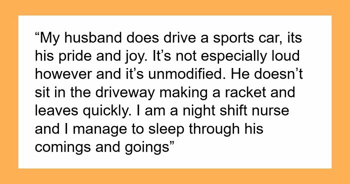 Neighbor Blames Couple’s Car For Her Anxiety, Expects Personal Alerts Whenever They Head Out