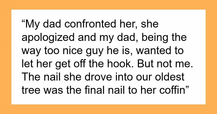 Entitled Woman Sneakily Destroys 120YO Orchard, Neighbor Takes Revenge Worth $437K On Her