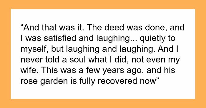 Guy Suffers Because Of Neighbor’s Petty Acts, Takes Revenge By Letting Beetles Ruin His Rose Garden