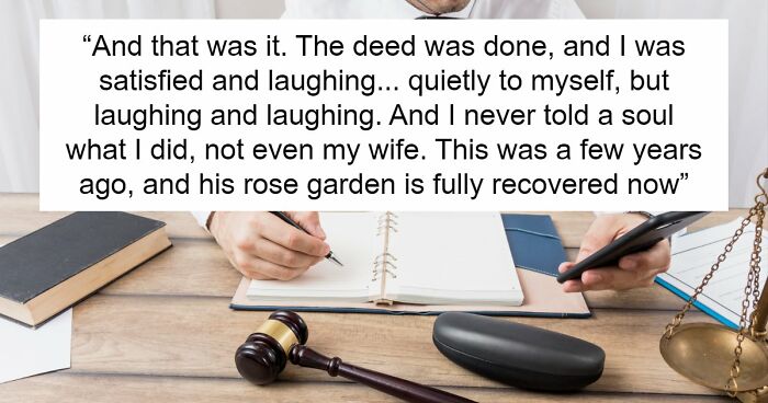 Guy Suffers Because Of Neighbor’s Petty Acts, Takes Revenge By Letting Beetles Ruin His Rose Garden