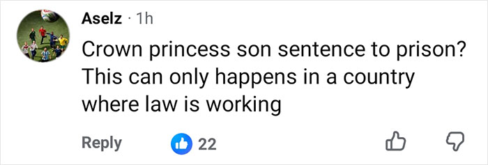 User comments Crown Princess son prison sentence shows Norway law enforcement User comments Crown Princess son prison sentence shows Norway law enforcement